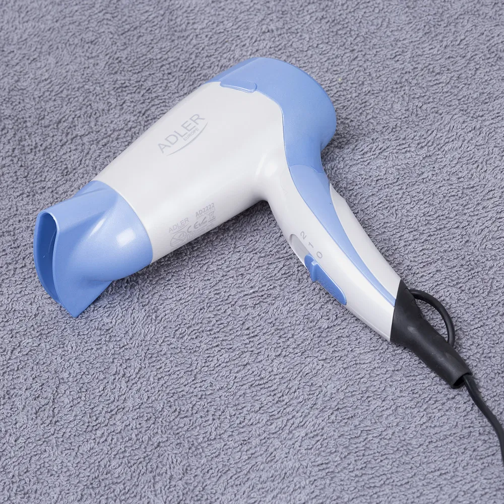Secador 1200w 2 Velocidades/calor Asa Plegable  Lazo Para Colgar Concentrador De Aire
