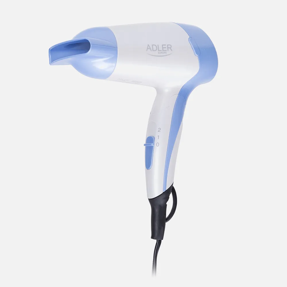 Secador 1200w 2 Velocidades/calor Asa Plegable  Lazo Para Colgar Concentrador De Aire