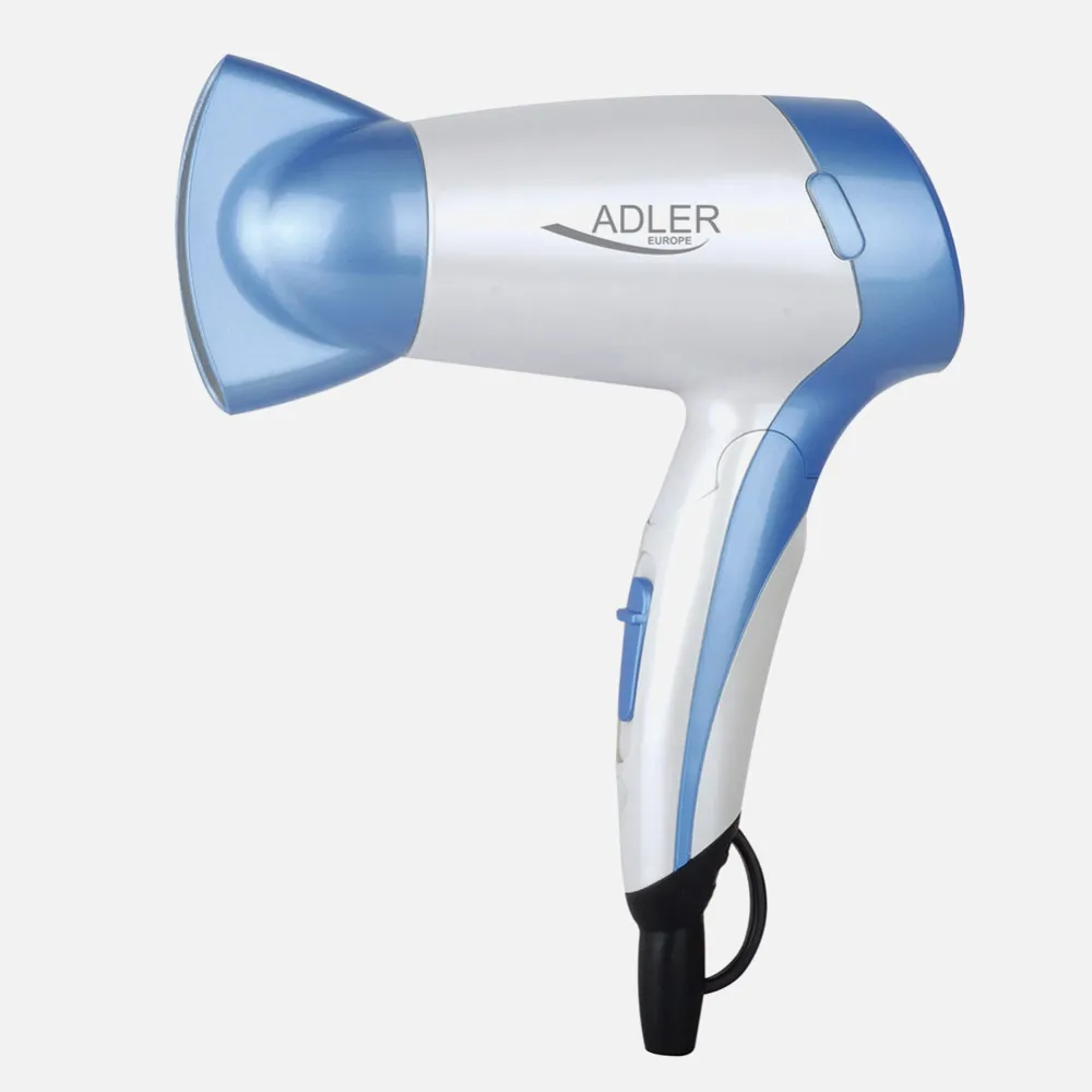 Secador 1200w 2 Velocidades/calor Asa Plegable  Lazo Para Colgar Concentrador De Aire