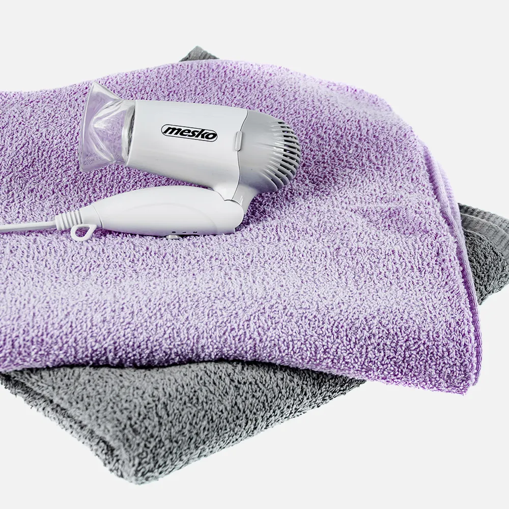 Secador 1200w 2 Vel. Aire 2 Niv. Temperatura  Diseño Moderno Asa Plegable Blanco