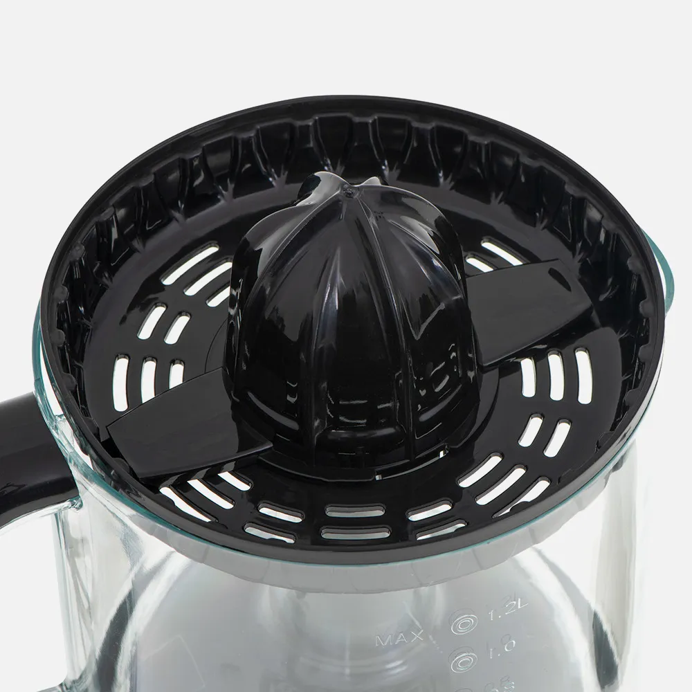 Exprimidor 60w 1'2l Colador 2 Tamaños Cono Giro  Ambos Sentidos Apto Lavavajillas