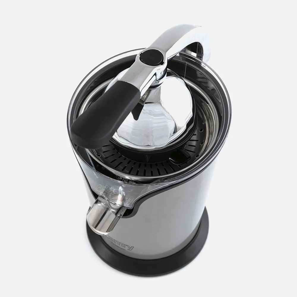 Exprimidor Citricos 500w Acero Palanca 2 Tamaños  Atideslizante Antigoteo Silencioso