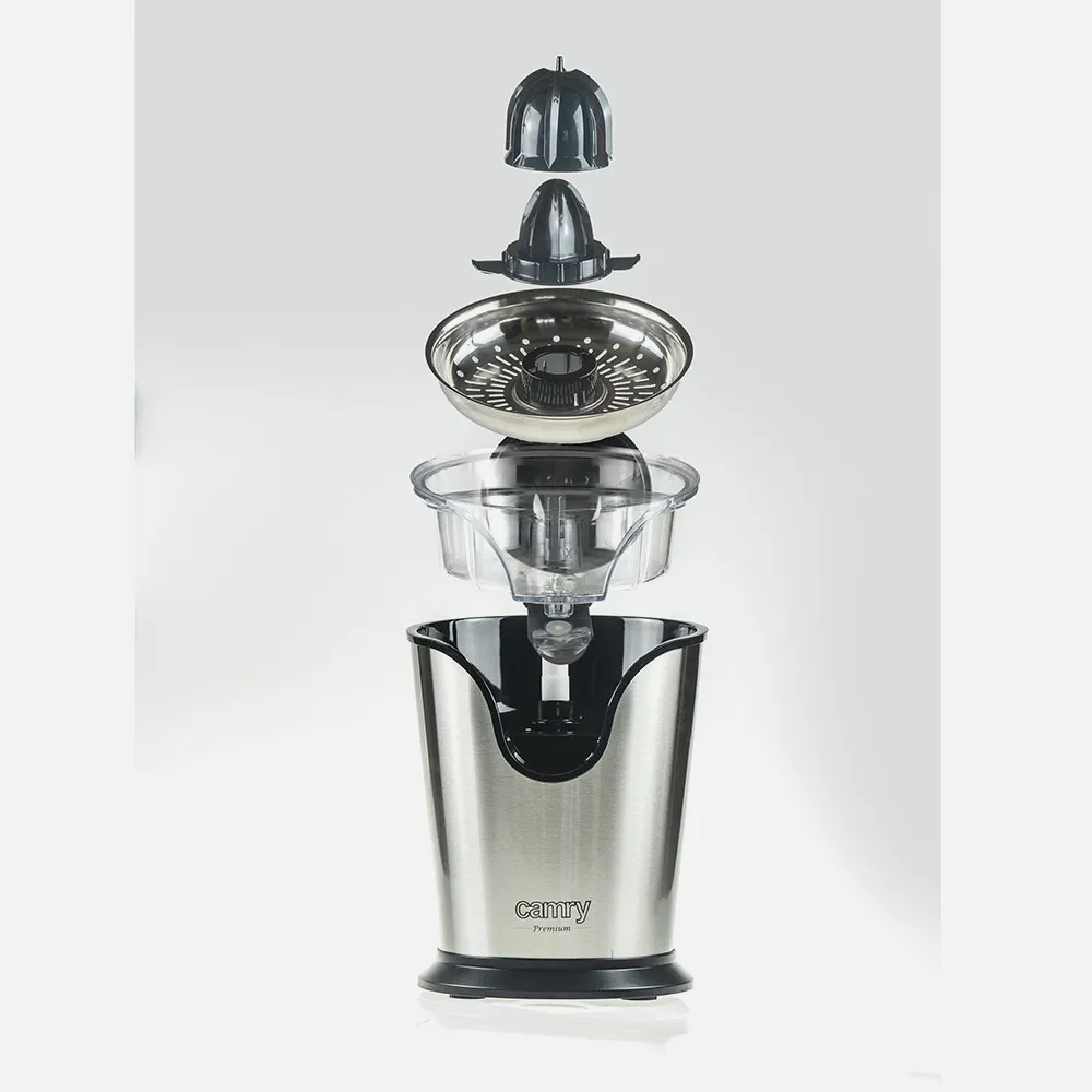 Exprimidor Citricos 500w Acero Palanca 2 Tamaños  Atideslizante Antigoteo SilenciosoExprimidor Citricos