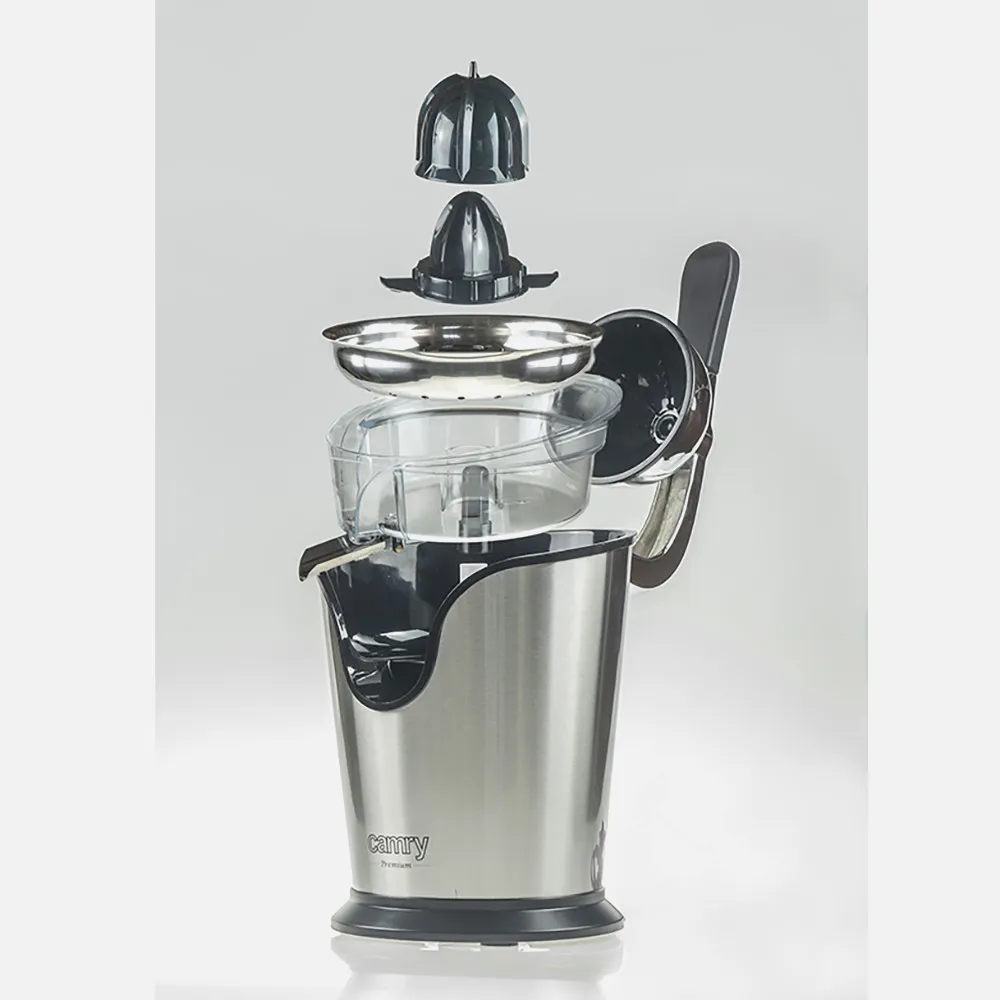 Exprimidor Citricos 500w Acero Palanca 2 Tamaños  Atideslizante Antigoteo SilenciosoExprimidor Citricos