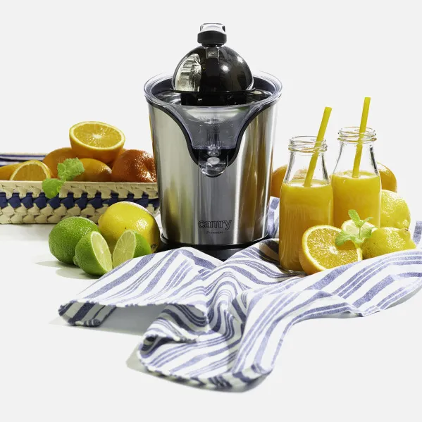 Alavanca de Aço Citrus Squeezer 500w Alavanca de Aço 2 Tamanhos antideslizante Anti-gotas Silencioso