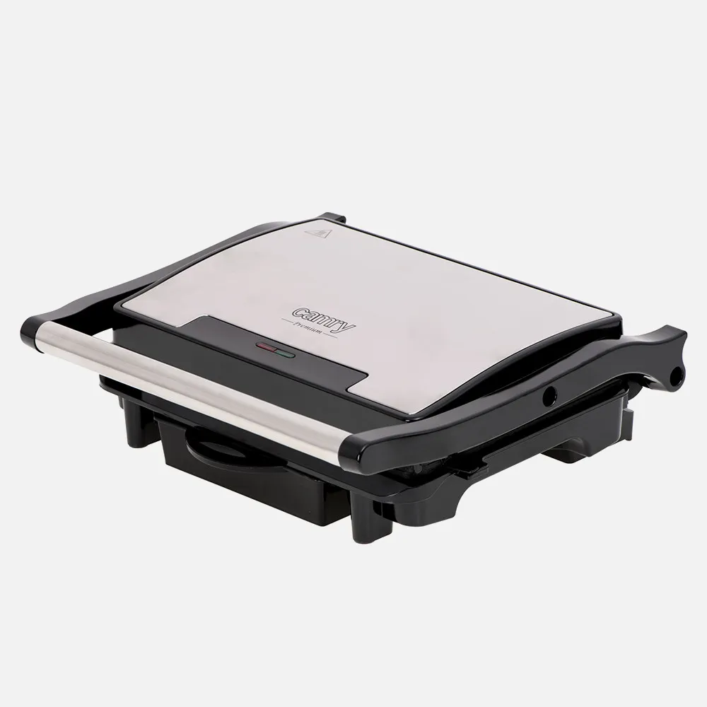 Grill Teflon Antiadherente 2100w Bandeja Goteo  Mango Tacto Frio Almacenam. Vertical