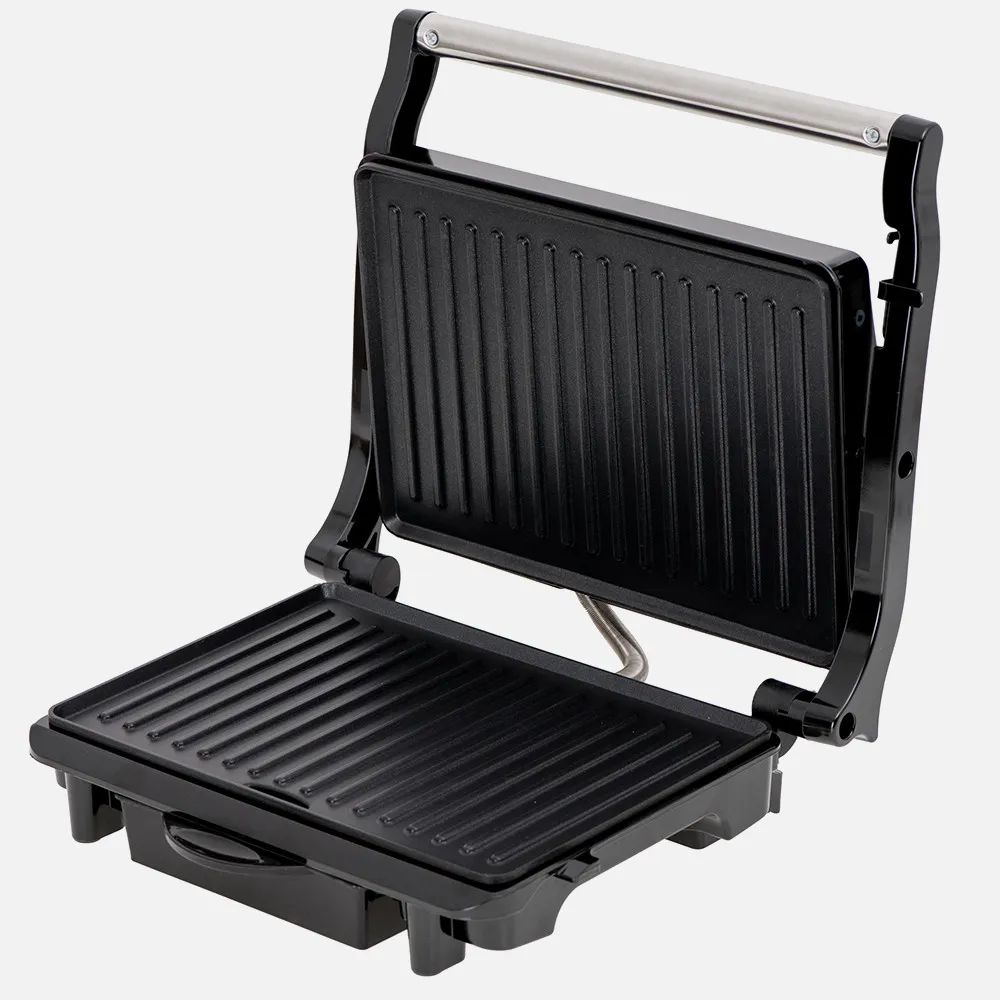 Grill Teflon Antiadherente 2100w Bandeja Goteo  Mango Tacto Frio Almacenam. Vertical