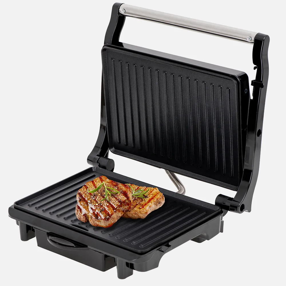 Grill Teflon Antiadherente 2100w Bandeja Goteo  Mango Tacto Frio Almacenam. Vertical