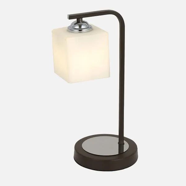 Table lamp Elbrus 1xe27 Wenge/Chrome 35x18x14 Cm