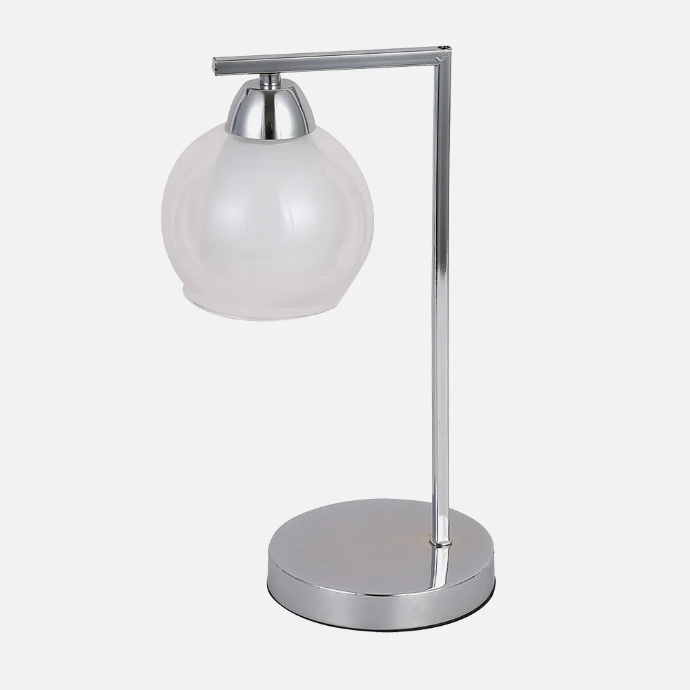 153071020 - Sobremesa Makalu 1xe27 Cromo 36x14x17 Cm