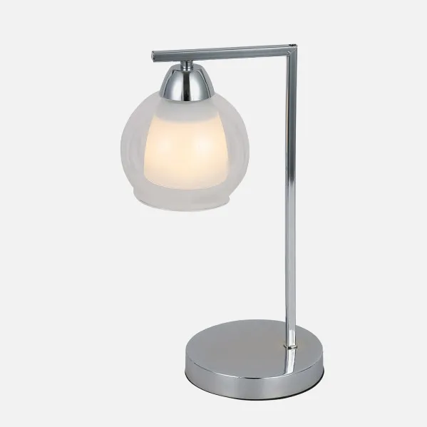 Sobremesa Makalu 1xe27 Cromo 36x14x17 Cm