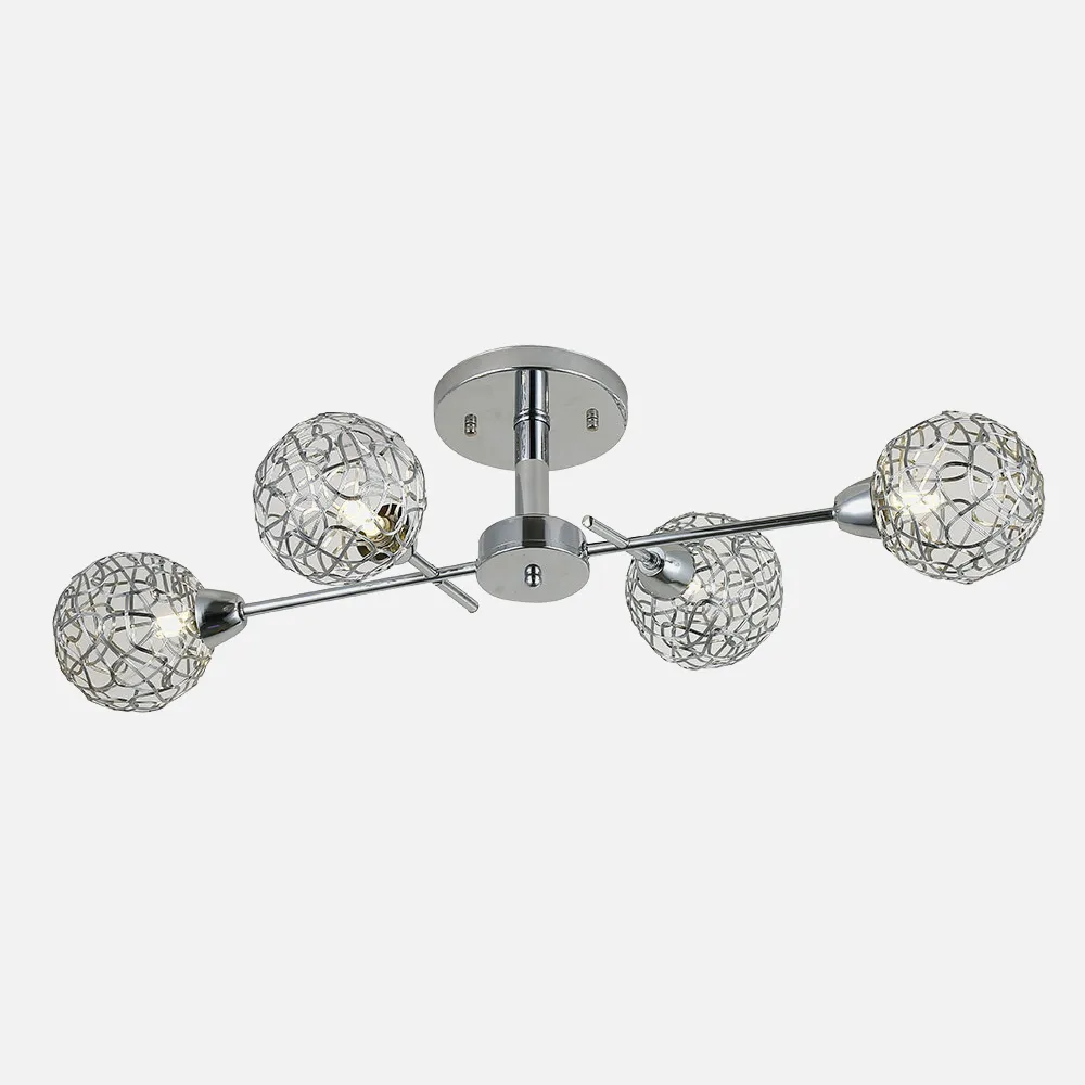 Lampara Speke 4xg9 Cromo 16x72x42 Cm