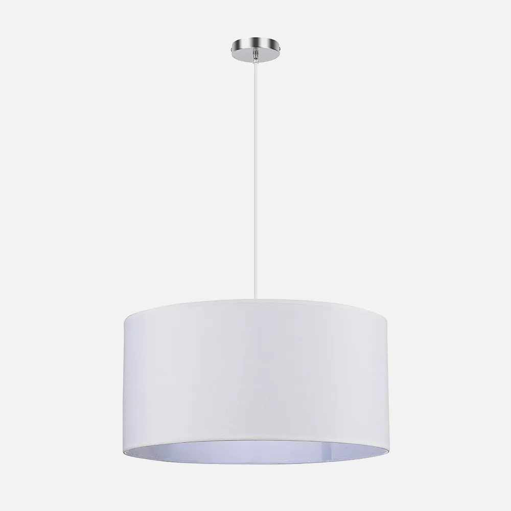 157695001 - Colgante Chanza 3xe27 Cromo/blanco Regx50x50 Cm