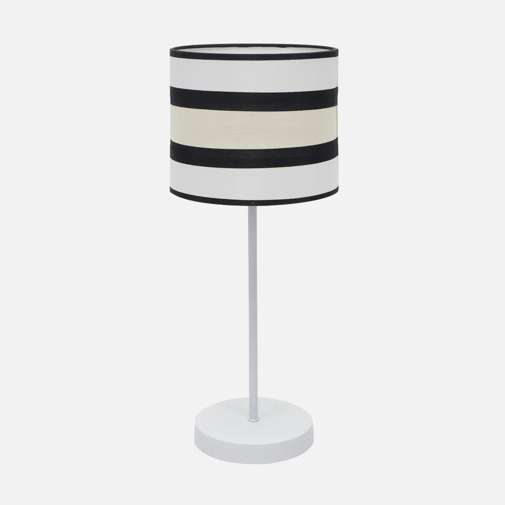 Sobremesa Peq. Karla 1xe14 Blanco/beis 42x17x17 Cm