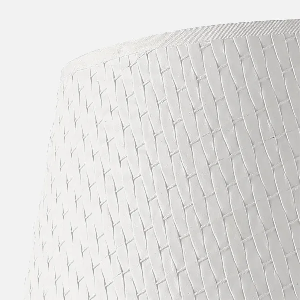 Lampara Crasas 5xe14 Blanco/oro Regx54x54 Cm