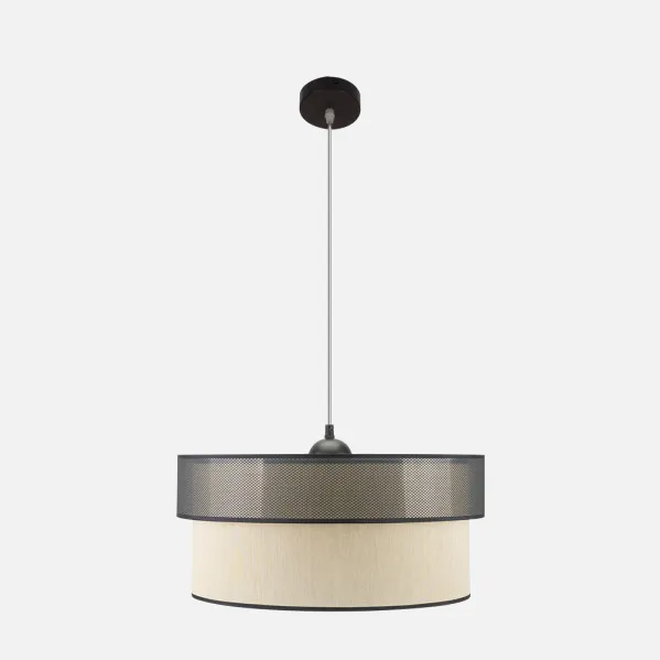 Pingente Felix Preto/ouro 1xe27 Regx50x50 Cm