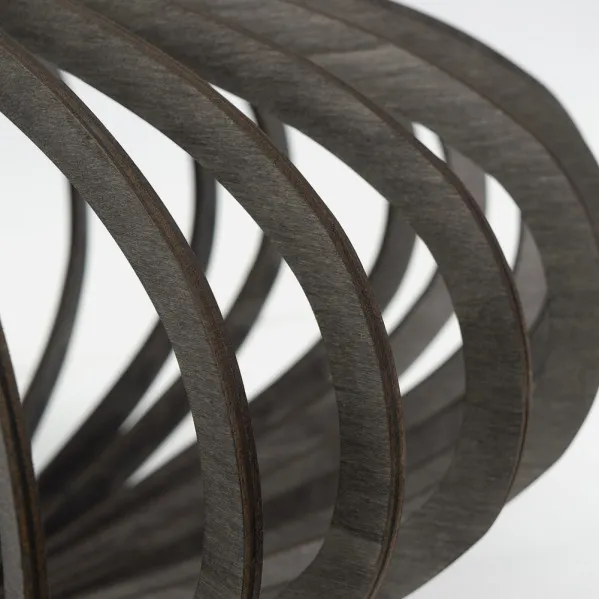 Colgante Sapelli 1xe27 Madera Cafe Regx45x45 Cm