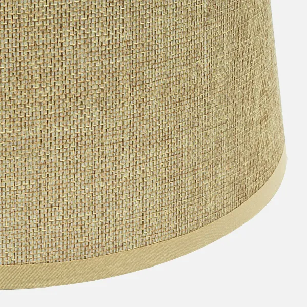 Lampshade Irene E27 Bege 15dx12dx13h Cónico Aberto