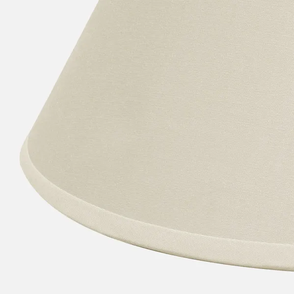 Lampshade E27 Bege 30dx15dx20h Cónico Fechado