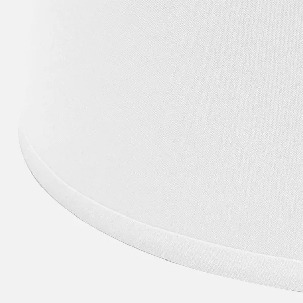 Lampshade Clara E27 White 15dx12dx14h Conical Open