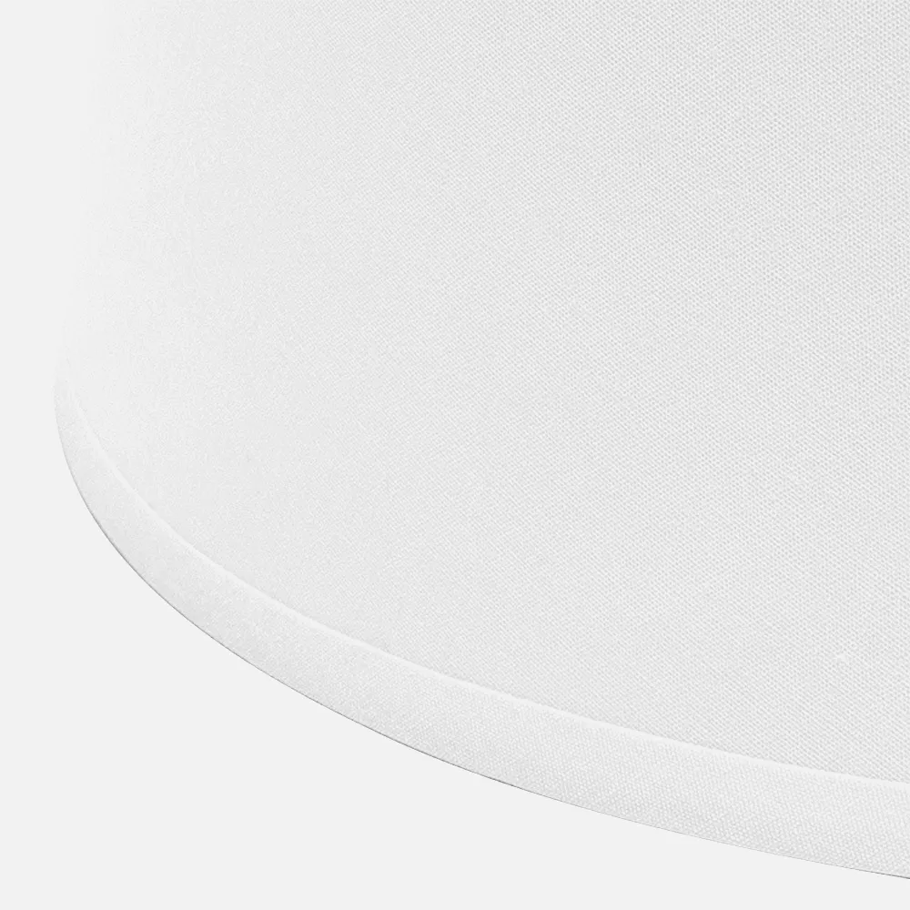 Pantalla Clara Pinza Blanca 10dx8dx8h Conica Abierta