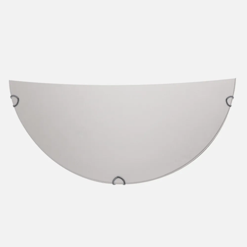 158261001 - Aplique Media Luna Avis 1xe27 Blanco 25x12,5x7 Cm