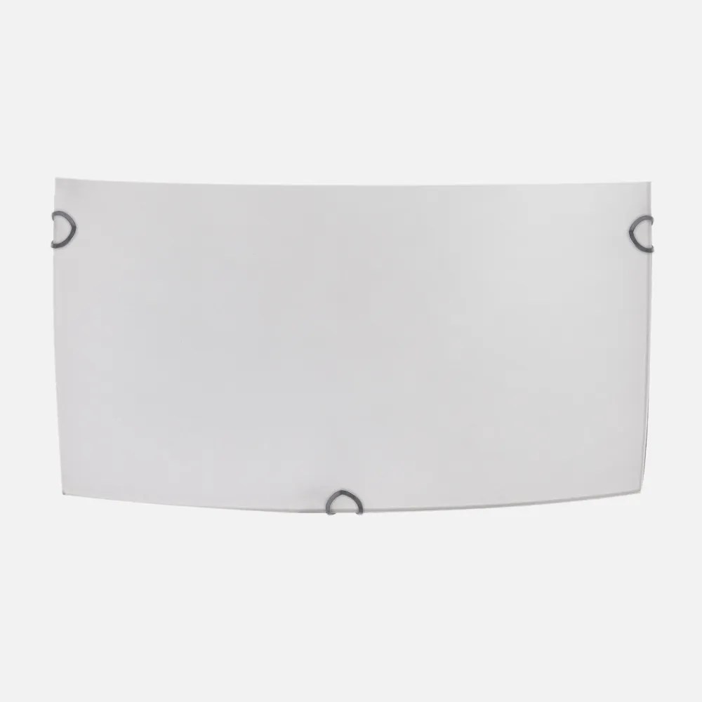 158361001 - Aplique Rectangular Ayla 1xe27 Blanco 25x12,5x7 Cm