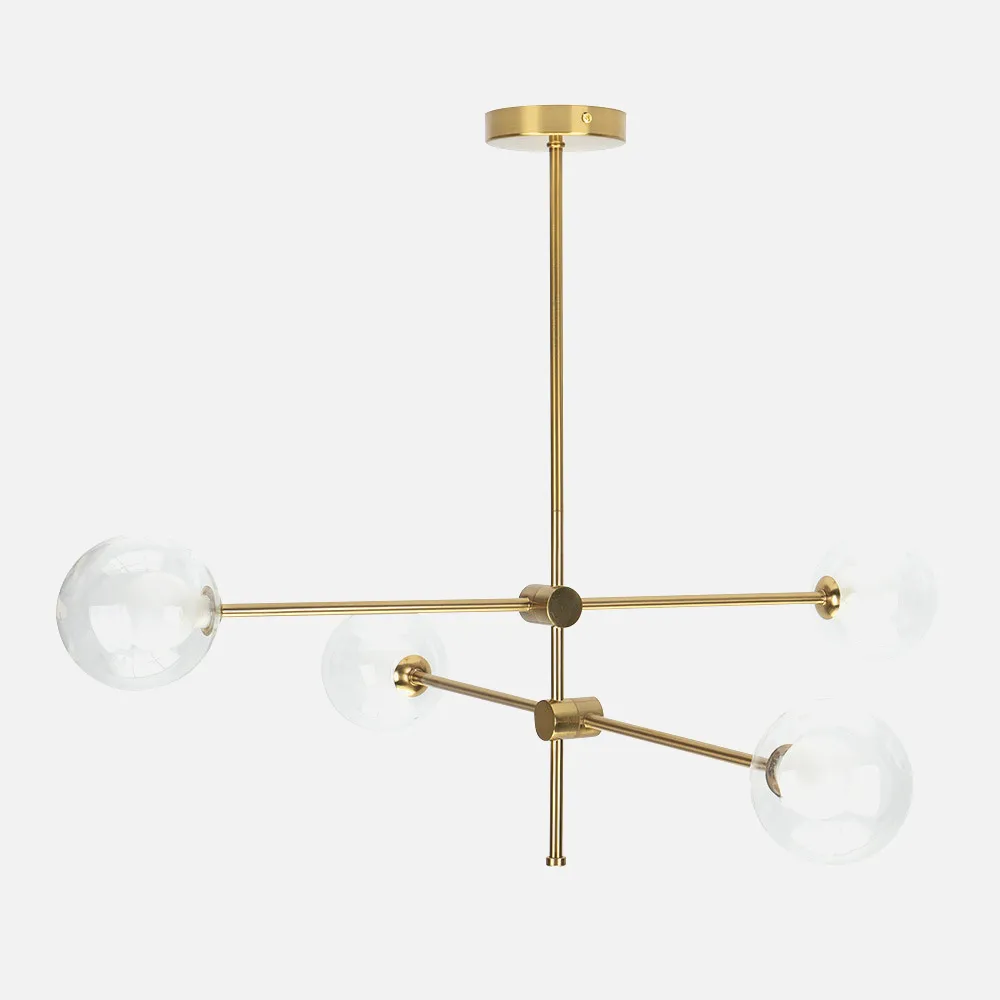 154654012 - Lampara Jerusalen 4xg9 Bronce 63x82x82 Cm