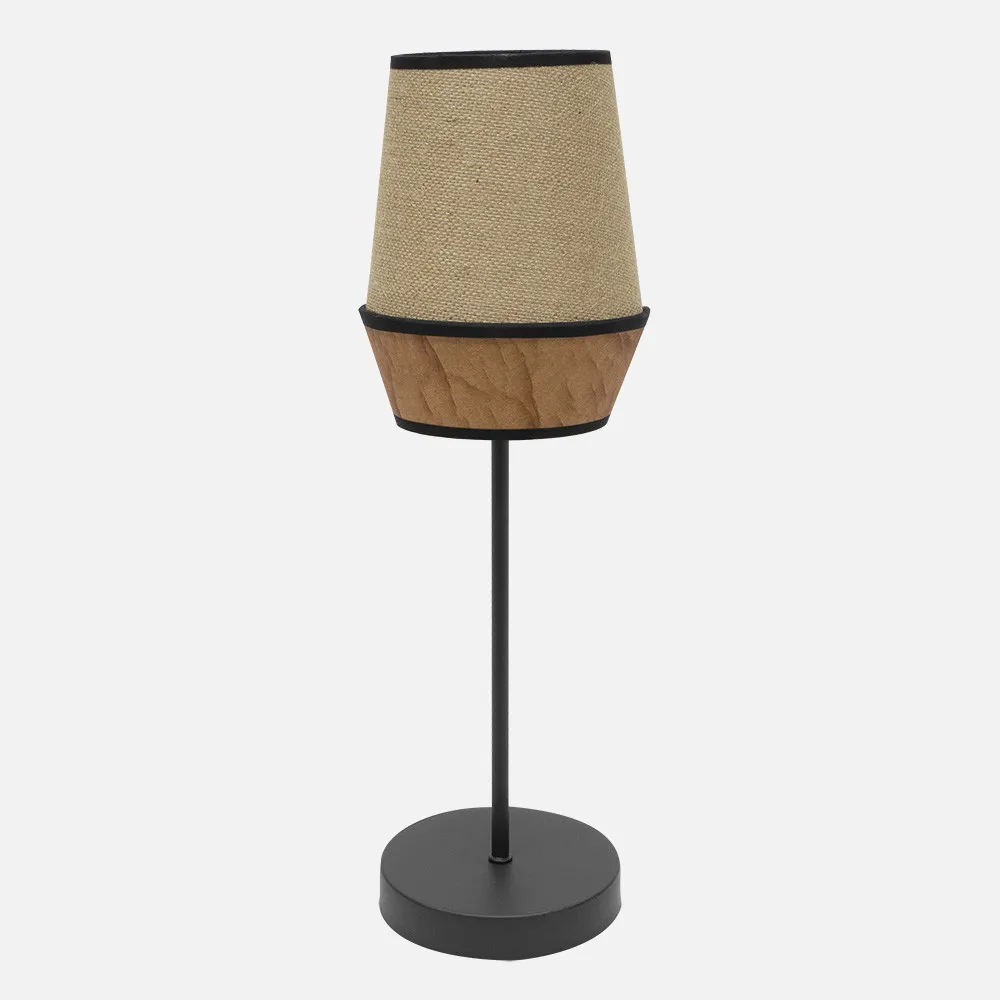 173971102 - Sobremesa Alto Campana 1xe27 Saco/marron 74x25x25 Cm