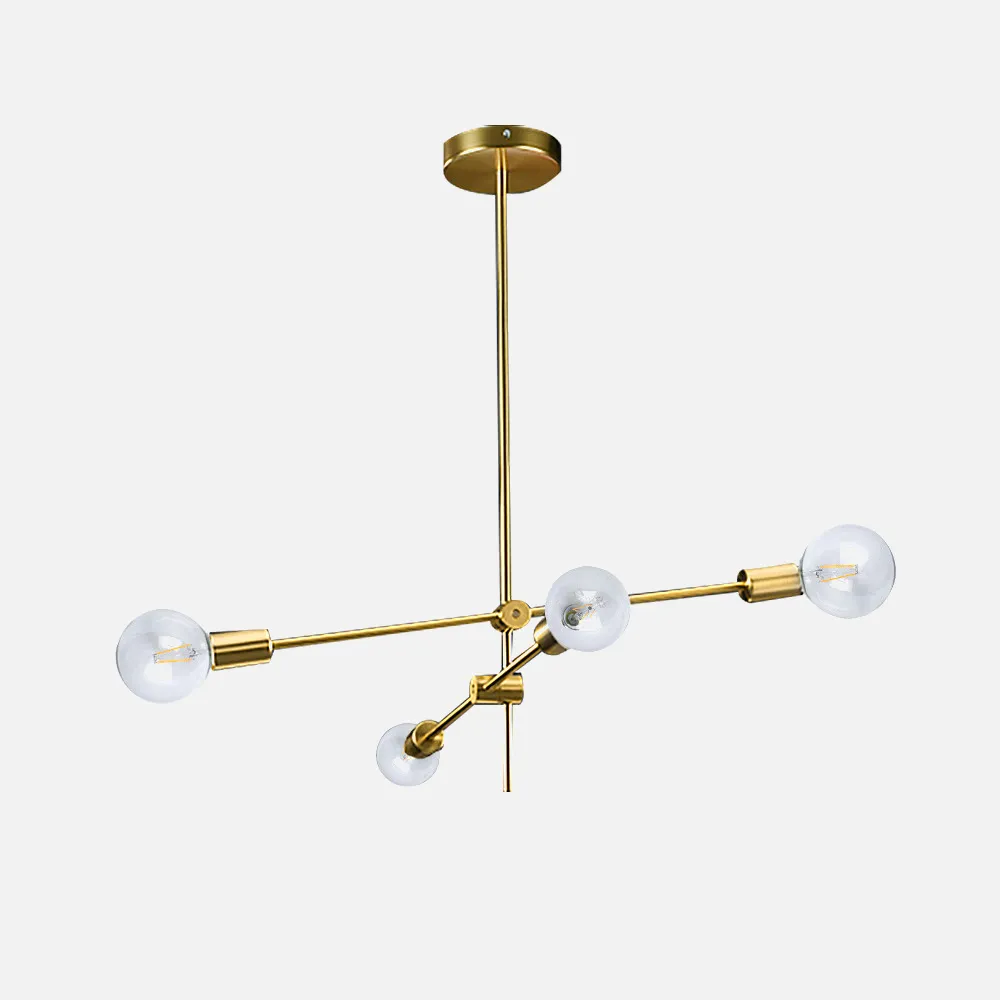 154654112 - Lampara Jerusalen 4xe27 Bronce 64x71x71 Cm