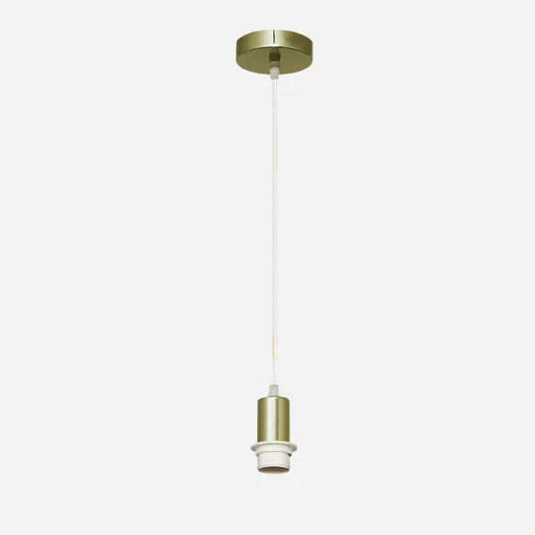 Arm.pendant light P/lampshade Cara 1xe27 Leather Regx10x10 Cm