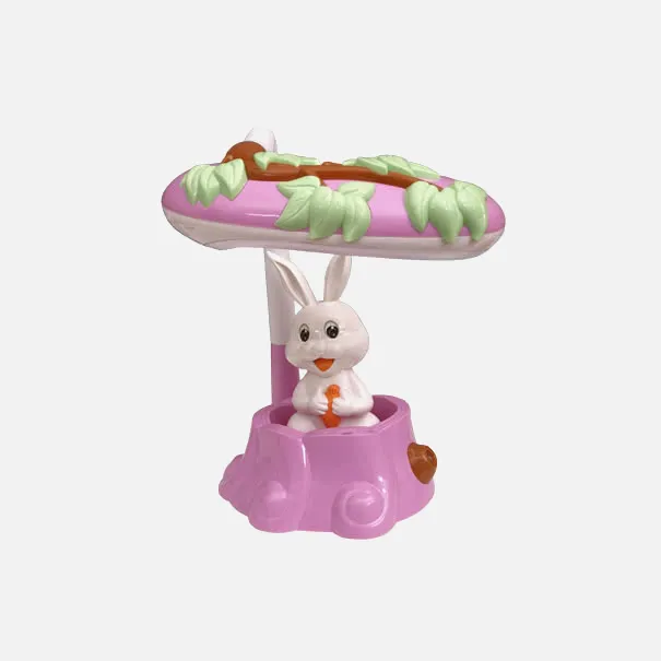Sobremesa Serie Carrusel Conejo Blc/rosa Lamp.18w 