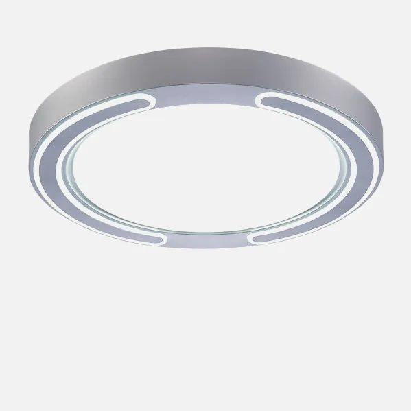 Plafon 72w Asher Plata 3000-4000-6500k 5616lm  6x50x50cm Remoto+reg.int+memoria