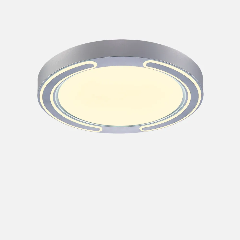 Plafon 48w Asher Plata 3000-4000-6500k 3744lm  6x40x40cm Remoto+reg.int+memoria