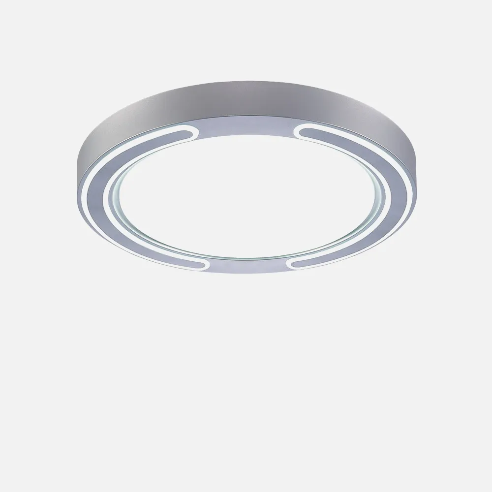 Plafon 48w Asher Plata 3000-4000-6500k 3744lm  6x40x40cm Remoto+reg.int+memoria