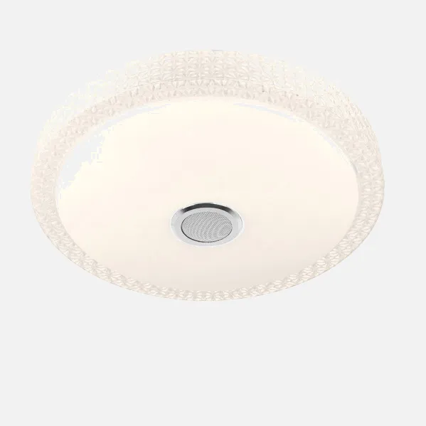 Plafon 72w Zaid 3000-4000-6500k Rgb Blan/transp Buetooth 10x50x50 Cm Remoto,reg.int.memoria.altavoz 5760lm
