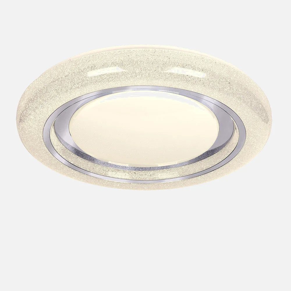 Plafon 72w Rune 3000-4000-6500k 5616lm Blanc/cromo 7,5x48x48 Cm Remoto,reg.int.memoria.estrella