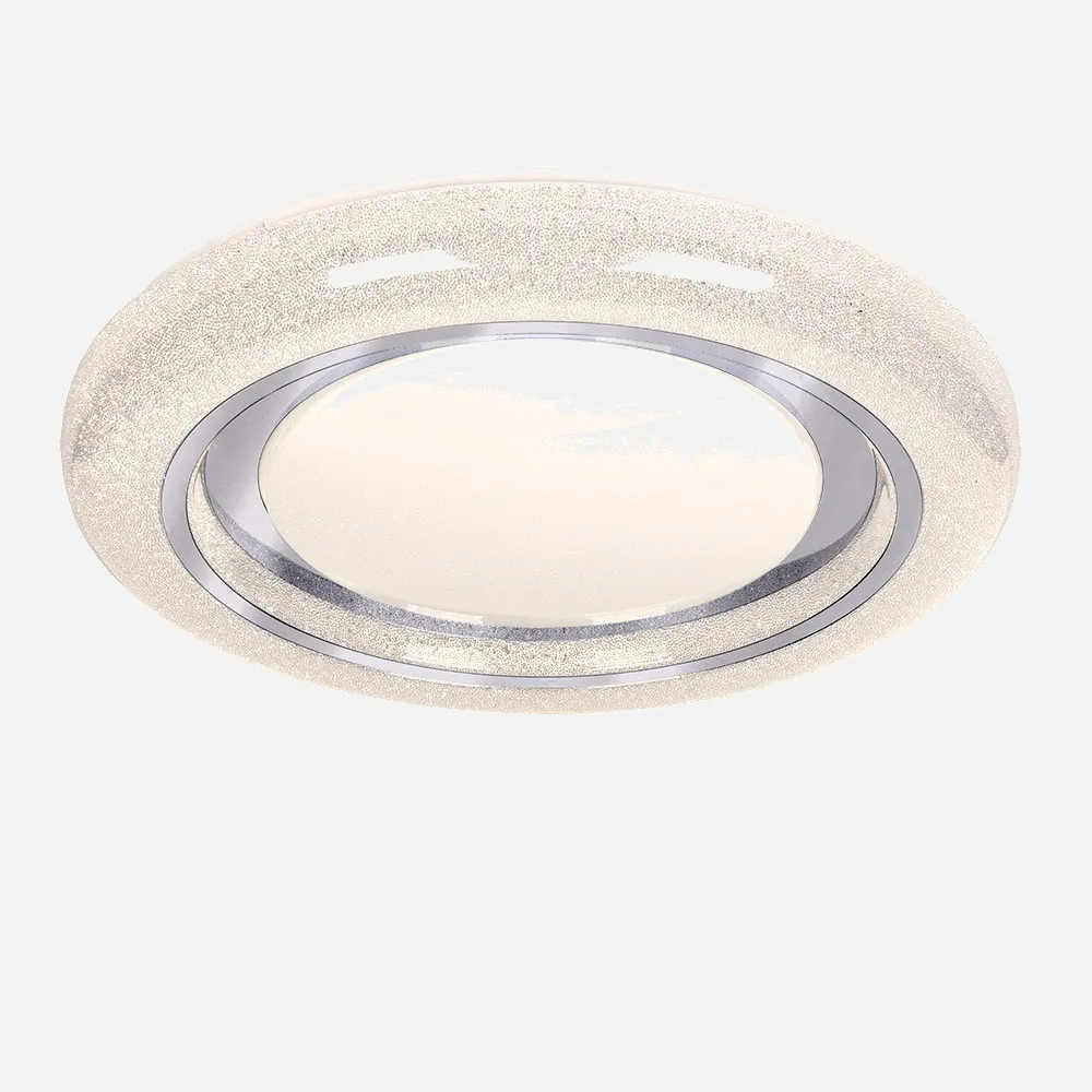 Plafon 72w Rune 3000-4000-6500k 5616lm Blanc/cromo 7,5x48x48 Cm Remoto,reg.int.memoria.estrella