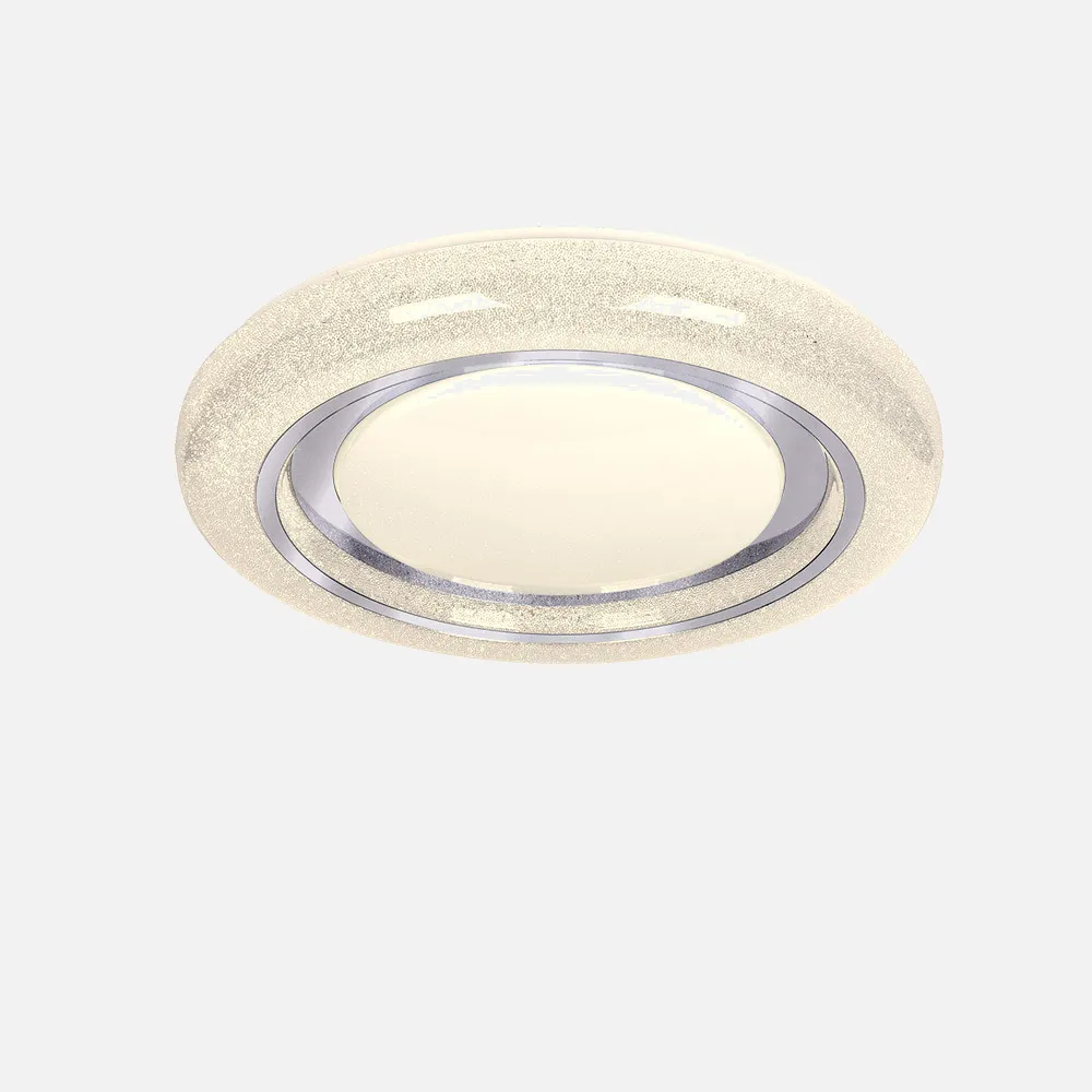 Plafon 48w Rune 3000-4000-6500k 3744lm Blanc/cromo 7x38x38 Cm Remoto,reg.int.memoria.estre.