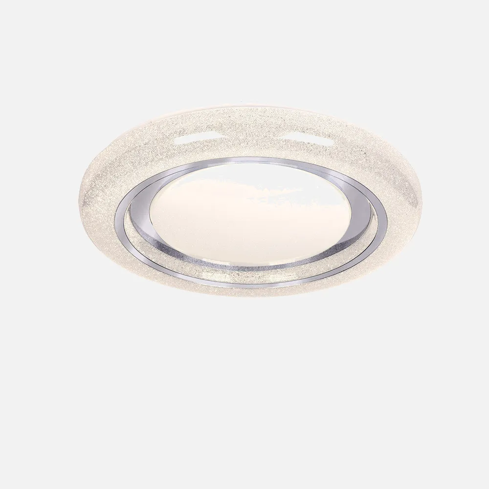 Plafon 48w Rune 3000-4000-6500k 3744lm Blanc/cromo 7x38x38 Cm Remoto,reg.int.memoria.estre.