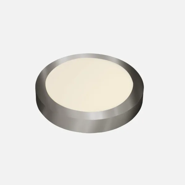 Downlight Superf.diabasa 18w 4000k Nickel Round 1530lm 3,5x22,5x22,5 Cm
