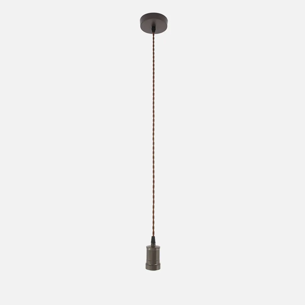 Arm.colgante Puja 1xe27 Marron Regx10x10 Cm