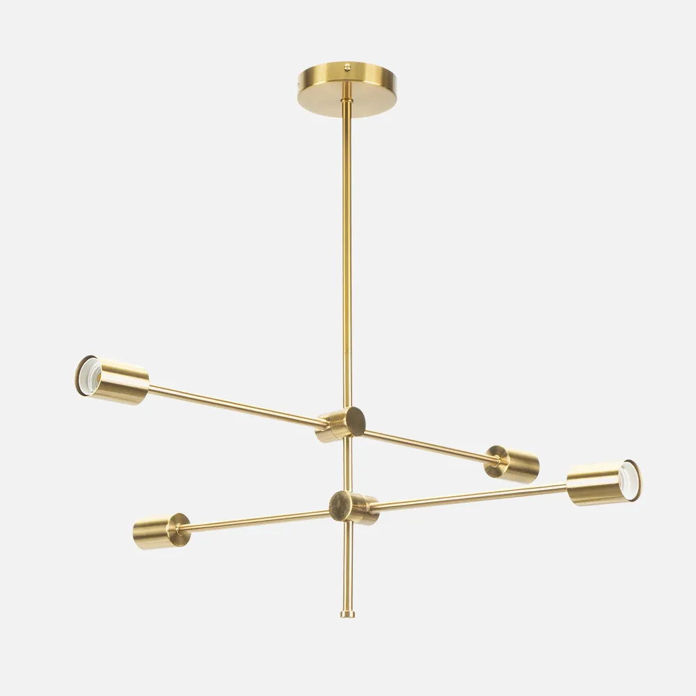 Lampara Jerusalen 4xe27 Bronce 64x71x71 Cm