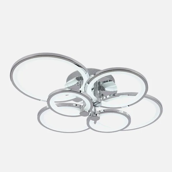 Ceiling light Sydney 134w 3000-4000-6500k Chrome 17x74x57 Cm 18090lm Dimmable,memory And C.Remote