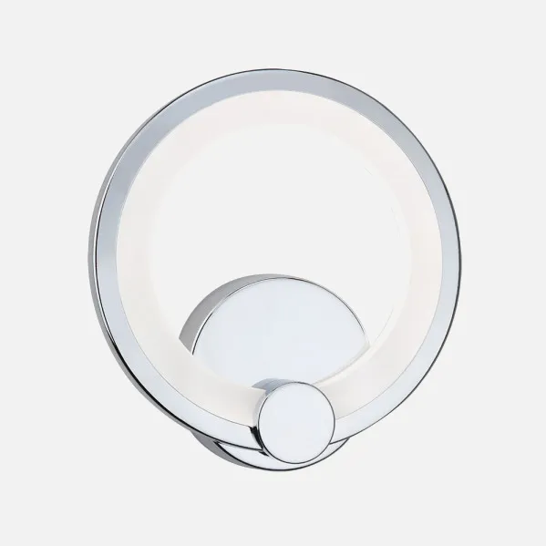 Luz de parede Sydney 10w 4000k Cromo 19,5x19x5cm 1300lm 