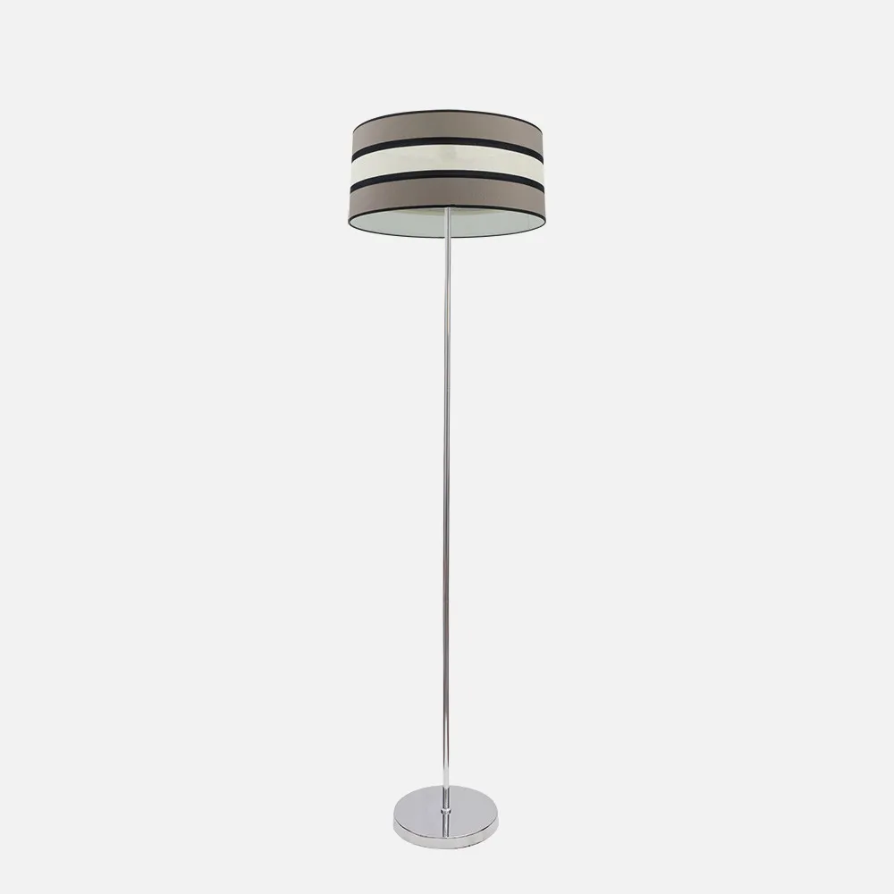 171241058 - Pie Salon Karla 1xe27 Topo/beis 149x40x40 Cm