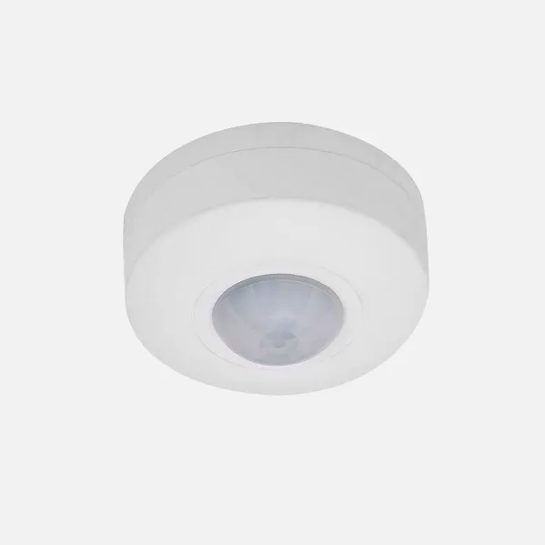 Sensor Movimiento Detector Ip20 Blanco 4x8x8 Cm  360º Alcance Hasta 6 M