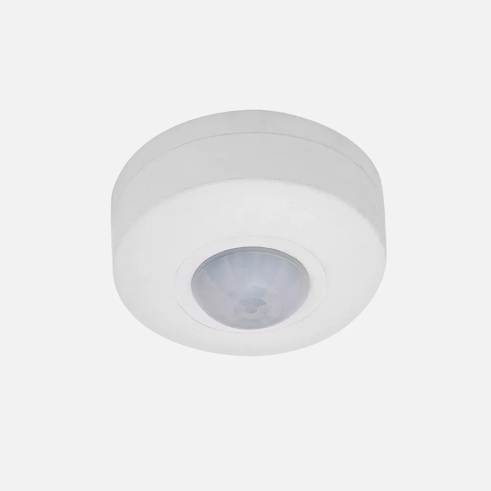 Sensor Movimiento Detector Ip20 Blanco 4x8x8 Cm  360º Alcance Hasta 6 M