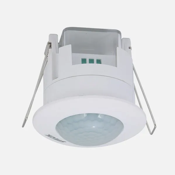 Sensor Movimiento De Encastrar Detector Ip20 Blanco 7,3x7,6x7,6 Cm Corte 6,1d 360º Alcance Hasta 6 M