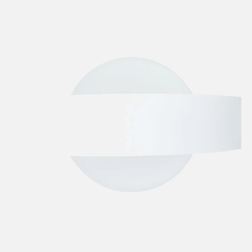 Aplique Barredor De Pared Circ.8w 4000k Arco Blanco 630 Lm Ip20 13x24x5 Cm